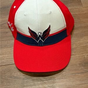 Red and White Capitals hat